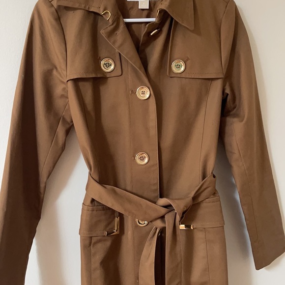 Michael Kors Tan Trench Coat - Picture 5 of 10